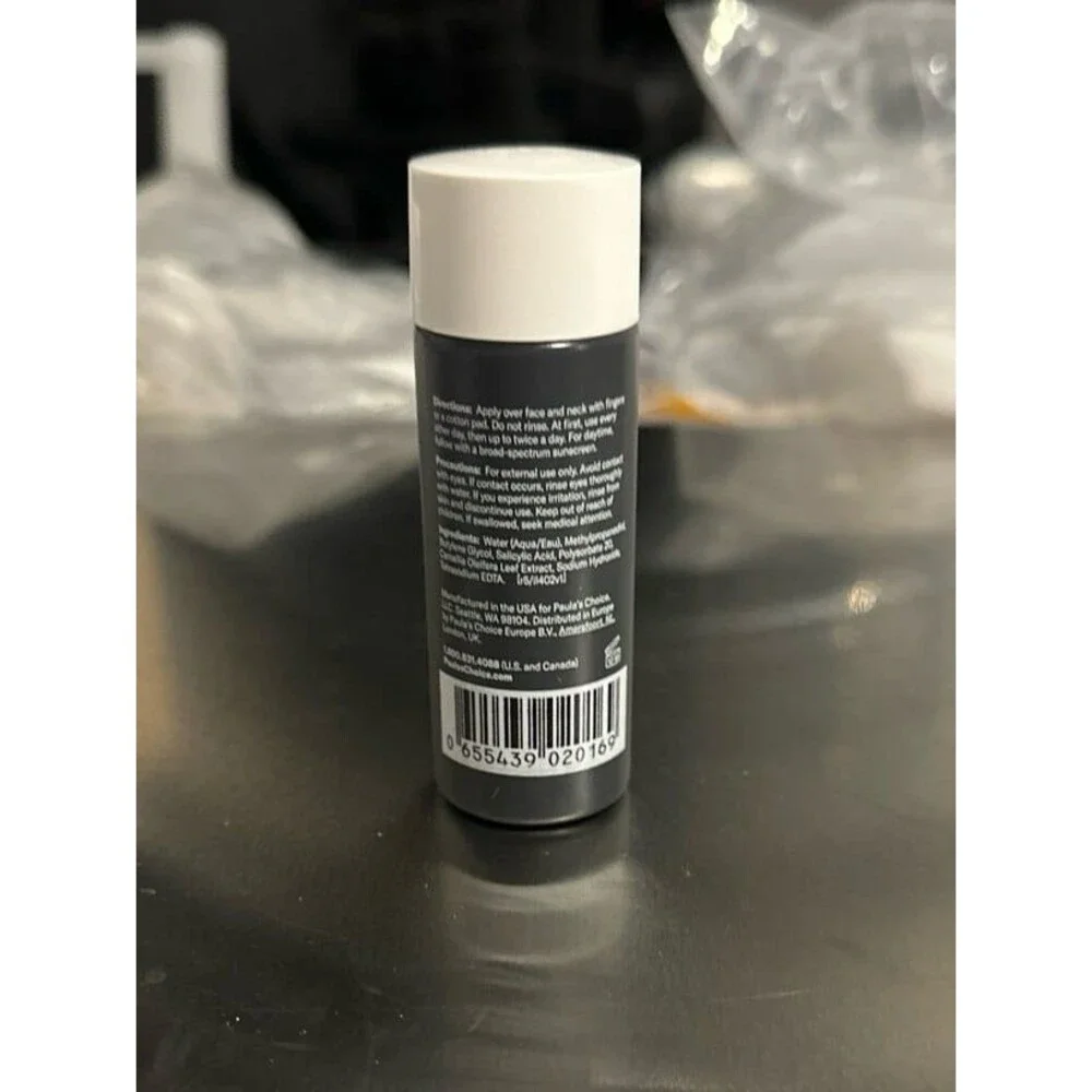 Paula’s Choice liquid exfoliant 2% BHA skin perfecting 1 oz new